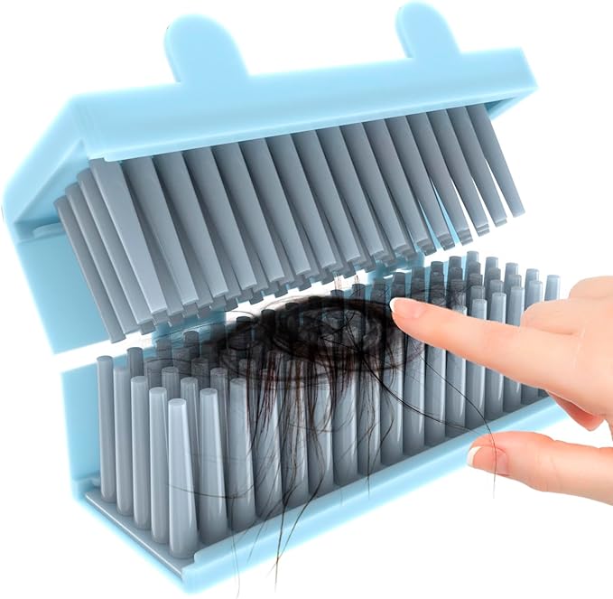 Hair Catcher, Reusable Shower Wall Hair Collector Hair Trap for Drain Protector, Silicone Hair Catcher for Bathroom Bathtub