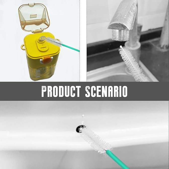 Car Sunroof Drain Cleaning Tool, 78 Inch Door Pipe Cleaning Brush for Car Sunroof, Gas Tank Drain, Kitchen Downspout Pipe