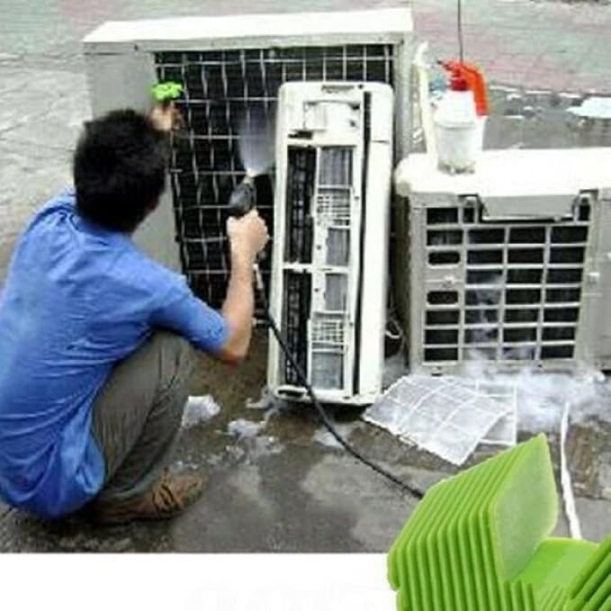 Air Conditioner Condenser Fin Comb, Fin Cleaning Brush Air Conditioner Fin Cleaner Refrigerator Coil Cleaning Whisk Brush Metal Fin Evaporator Radiator Repair Tool， dryer vent cleaner kit-Package A