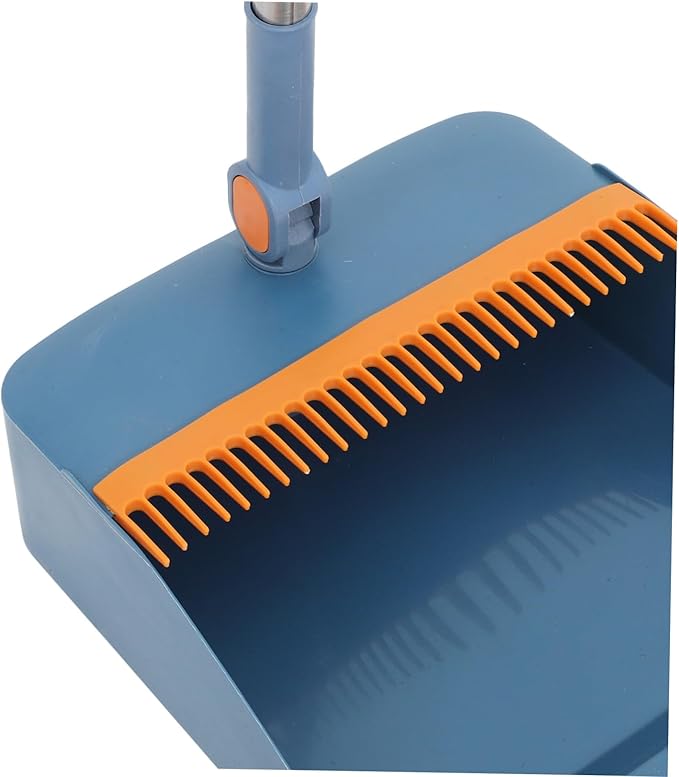 Collapsible Broom Dustpan Set Standing Dustpan Home Cleaning Tools Stainless Steel Garage Broom
