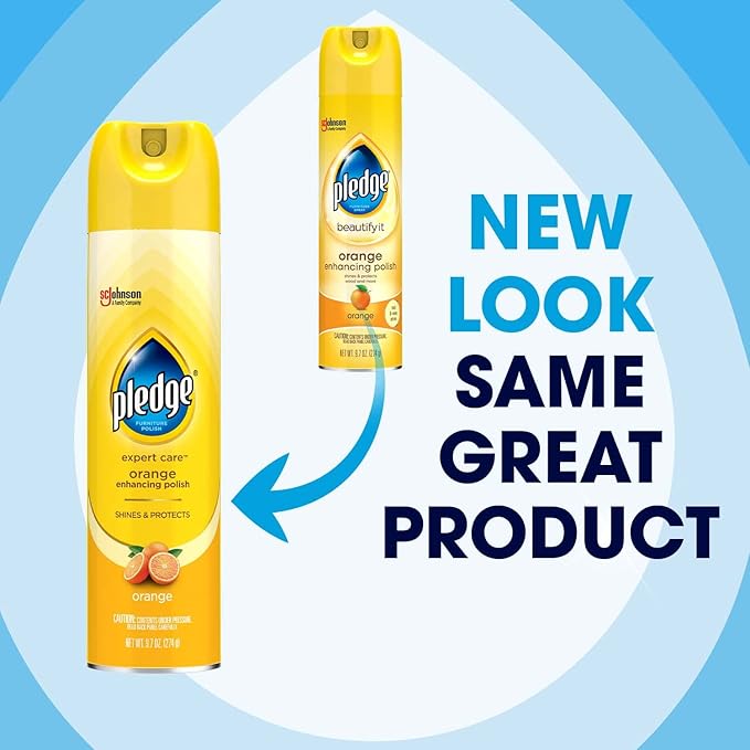 Pledge Expert Care Wood Cleaner and Polish Wipes (24 Count) and Spray (9.7 oz)