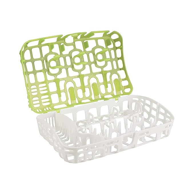 Dr. Brown's Universal Baby Bottle Drying Rack with Dishwasher Basket