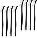 8PCS Small Cleaning Brush - Double Ended Nylon Brushes for Cleaning - Crevice Detail CleaningBrush for Small Spaces, Stiff Nylon Bristle Brush for Jewelry Bicycle Car Shower Head