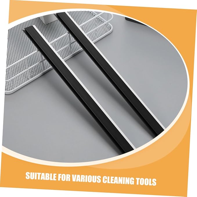 4Pcs Durable Rubber Dustpan Lip Edge Strips for Efficient Cleaning and Dust Containment Lightweight and Reliable Replacement Accessories for Home and Office Use