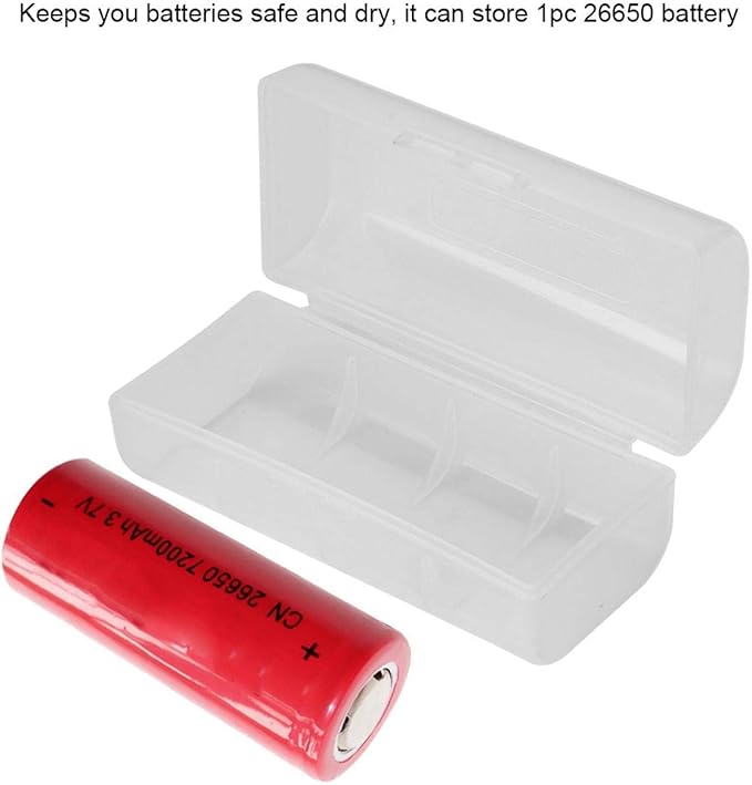 26650 Battery Storage Box Battery Case Universal Portable Battery Holder