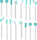 16 Pcs Small Household Cleaning Brushes, Deep Detail Crevice Cleaning Tool Set, Micro Crevice Scrub Cleaner Tool, Detail Tiny Scrub Cleaner Brush for Small Holes Corner Space Keyboard Bottle Tile
