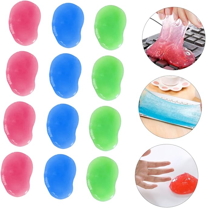 ARTIBETTER Keyboard Cleaning Gel for 20 PCS Dust Remover Desktops Electronics Detailing Gel Random Color