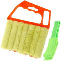 Mikinona Handheld Blinds Cleaning Brush and Window Shutter Cleaner Brush 2pcs Set, Multi-Tooth Design for Dust and Dirt Removal, Suitable for Home Window and Air Conditioner Vent Cleaning