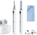 2Pcs Earbud Cleaning kit， Multi-Function Cleaning Pen with Soft Brush Flocking Sponge，Suitable for Bluetooth Headset, Charging Box, Mobile Phone, Earbud