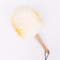 duster,feather duster, Set Feather Duster Pure Lambs Wool Duster with Wood Handle, Fluffy Lambswool Duster, Flexible, Good Grips, Anti-Static, Duster for Home, Office and Car, 6 Colors Handle Dusters