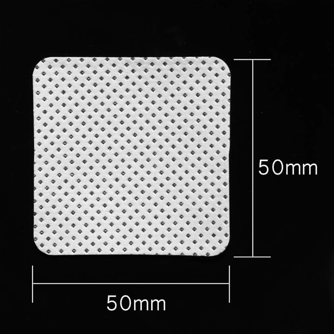 BLUERISE Lint Free Nail Wipes White 600pcs Nail Polish Remover Pads Soft Absorbable Eyelash Extension Glue Cleaning Wipes