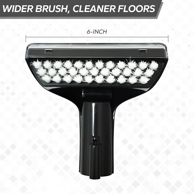 Replacement 6" Tough Stain Brush Tool with Removable Nozzle for Better Cleaning for All Bissell Carpet Cleaner Machines, Including Bissell Little Green Machine