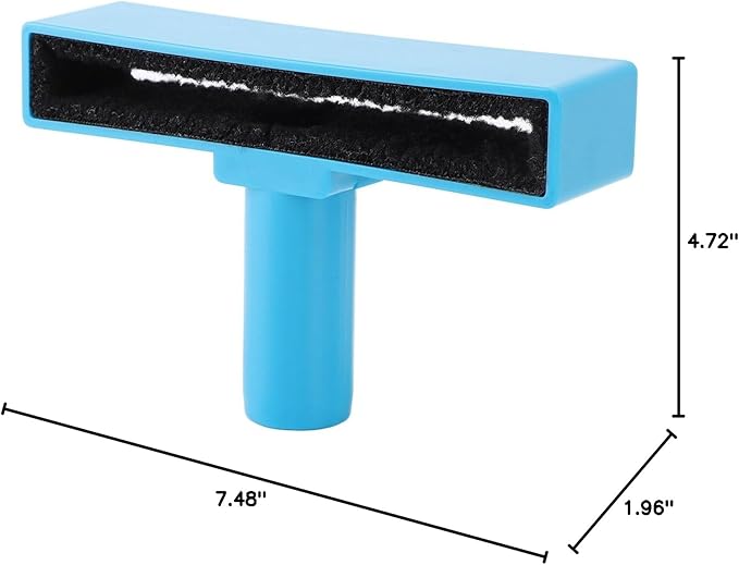 Ceiling Fan Blade Cleaner Brush, Washable Duster Tool for Home, Sky Blue, ABS Material, 7x4.21 Inch