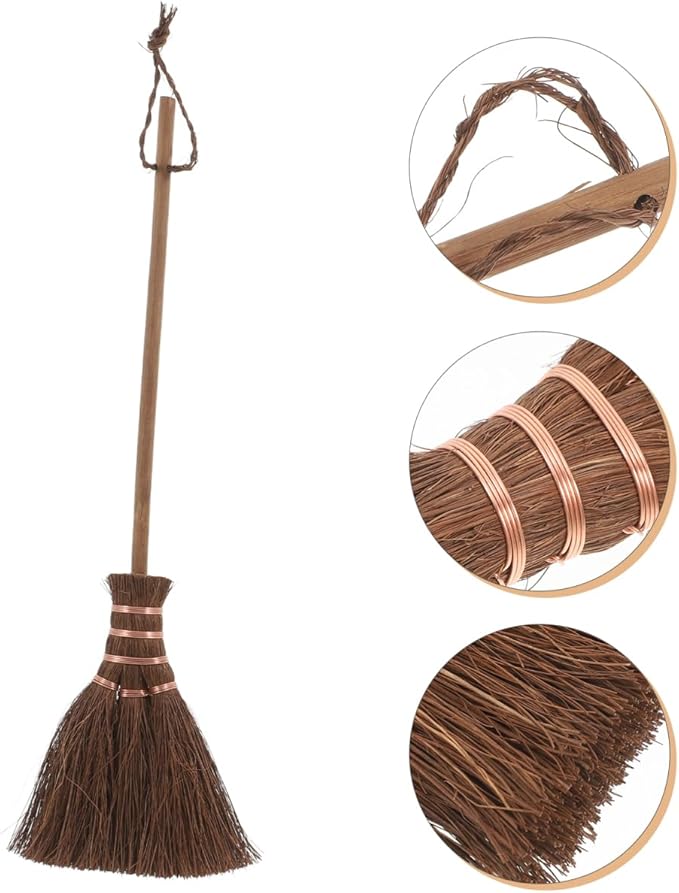 ABOOFAN Mini Tea Tray Brush 11 Inch Soft Bristle Hand Broom for Cleaning Chinese Tea Sets Dishware and Kitchen Surfaces