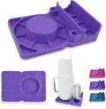 Bottle Drying Rack for Stanley Cup, Food Grade Silicone Holder Stand for Water Bottle, Tumblers, Cups, Mugs, Glasses(Purple)