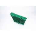 SPARTA Plastic Broom Head, Angled, Flagged for Small Debris Indoor, Outdoor, Home, Restaurant, Lobby, Office, 12 Inches, Green