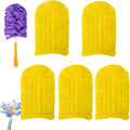 360° Electrostatic Duster Refills — The Sustainable Choice for a Dust-Free Home, Reusable Electrostatic Microfiber Duster Refills, Duster Refills Washable for Hand Duster (Yellow)