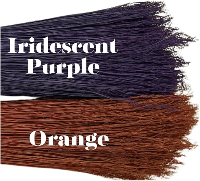 20" or 16" Broom Corn, 1/2 lbs Bundles, Hand Dyed by Meckley Brooms (20.00, Orange)
