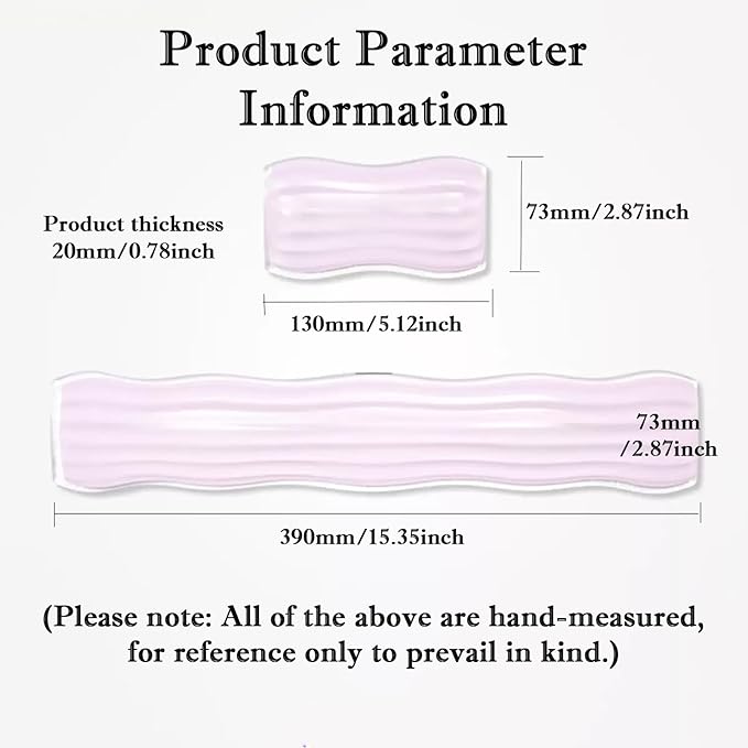 Wrist Rest for Keyboard and Mouse, Ergonomic Gel Keyboard Wrist Rest for Effortless Typing & Pain Relief, Cool Silicone Gel Wrist Support Pad for Gaming, Computers, Laptops, Office Green
