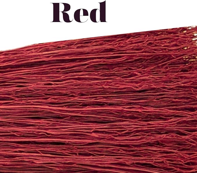 20" or 16" Broom Corn, 1/2 lbs Bundles, Hand Dyed by Meckley Brooms (16.00, Red)