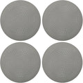 Drain Hair Catcher Durable Silicone Hair Stopper Shower Drain Covers Easy to Install and Clean Suit for Bathroom Bathtub and Kitchen (New Grey 4Pack)