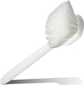 CFS 36620L00 Flo-Pac Plastic Handle Utility Scrub Brush, Nylon Bristles, 20" Length, 2" Bristle Trim, White, 1 Count