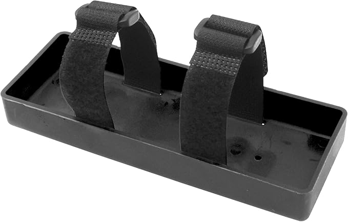 1Pcs ShareGoo Plastic RC Car Battery Tray Case for 2S Lithium & 7.2V NiMH Battery Compatible with Axial SCX10 RC4WD D90 Traxxas TRX-4 1/10 RC Car (Black)