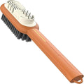 2 in 1 Suede Brush ，Suede Shoe Brush and Eraser，Rubber Polish Eraser with Soft Plastic Bristles for Suede/Nubuck Shoe、Bag、Jacket、Boots Cleaning