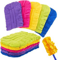 6 Pack 360° Electrostatic Duster Refills Compatible with Swiffer Hand Duster, Reusable & Washable Heavy Duty Duster Pads for Dust, Hair, Furniture, Blinds & Ceiling Fans, (Handle Included) (6 Pack)