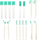 XINRUI 16 Pcs Small Household Cleaning Brushes, Deep Detail Crevice Cleaner Brush Crevice Cleaning Tool 8 in 1 Cleaner Brush for Small Holes Corner Space Keyboard Bottle Tile