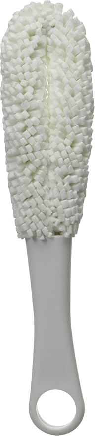 Oenophilia Glass Cleaning Brush, Wine Glass Cleaning Tool, Flute and Stemware, Non Scratch Foam