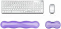 Wrist Rest for Keyboard and Mouse, Ergonomic Gel Keyboard Wrist Rest for Effortless Typing & Pain Relief, Cool Silicone Gel Wrist Support Pad for Gaming, Computers, Laptops, Office