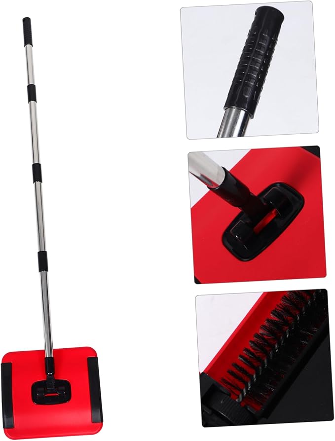 Zerodeko Hand Push Carpet Sweeper Rug Broom Carpet Cleaning Brushes Portable Dust Mop for Home Restaurant