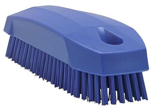 Vikan 64408 Brush,Nail,Stiff,PP/PBT,Purple
