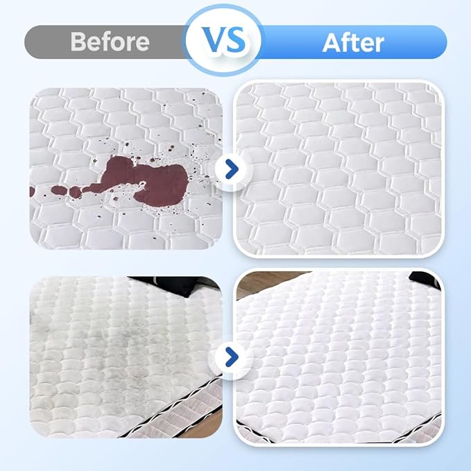 Mattress Cleaner and Stain Remover Spray, Powerful Mattress Stain Remover for Bed, Couch, Carpet & Upholstery, Gentle Yellow Stain Cleaner & Spot Treatment for Fabric (2)