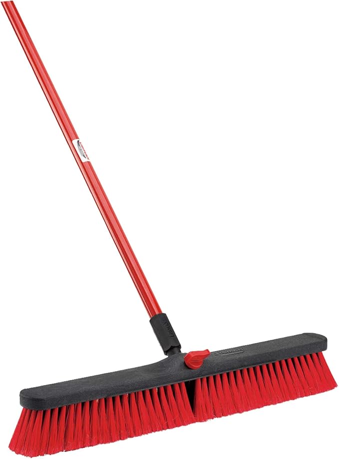 Libman Push Broom 24 in. W x 60 in. L Plastic