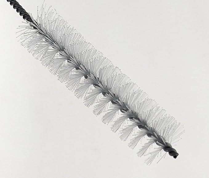 3 Piece Set of 16-Inch Tube Cleaning Brushes Copper, Stainless, Nylon for Various Surface Use (1-Inch Diameter)