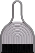 Peleg Design DustArch - Mini Dustpan and Brush Set, Small Dustpan and Broom with Modern Charm, Handheld Broom and Dustpan Set for Home, Office & Travel