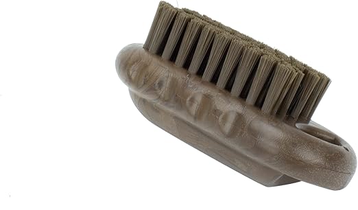 SPARTA Nail Scrub Brush Commercial-Grade, Heavy-Duty Hand and Fingernail Brush with Stiff Bristles for Gardeners, Mechanics, And Foodservice Personnel, Plastic, 5 Inches, Brown