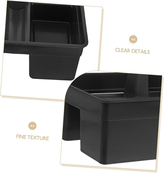 Gadpiparty Heavy-duty Compartment Cleaning Portable Plastic Tool Organizer with Handle for Home and for Cleaning Supplies and Versatile Storage