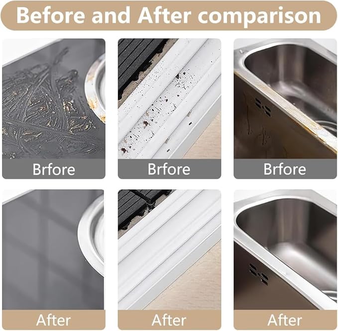 2 in 1 Groove Cleaning Brush Window Track Cleaning Tools, 2026 New Multifunction Hard Bristle Crevice Cleaning Brush with Hidden Scraperfor Sliding Door Track, Window Sill, Shutter Door (Gray)