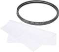 MECCANIXITY 77mm Circular Polarizer Filter, Double Sided Multi-Layer Coatings Polarizing Filter with Cleaning Cloth for Camera Lens