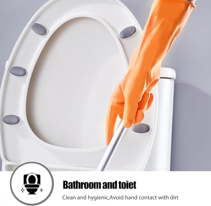 Rubber Gloves for Household, Dishwashing Gloves for Kitchen, Reusable