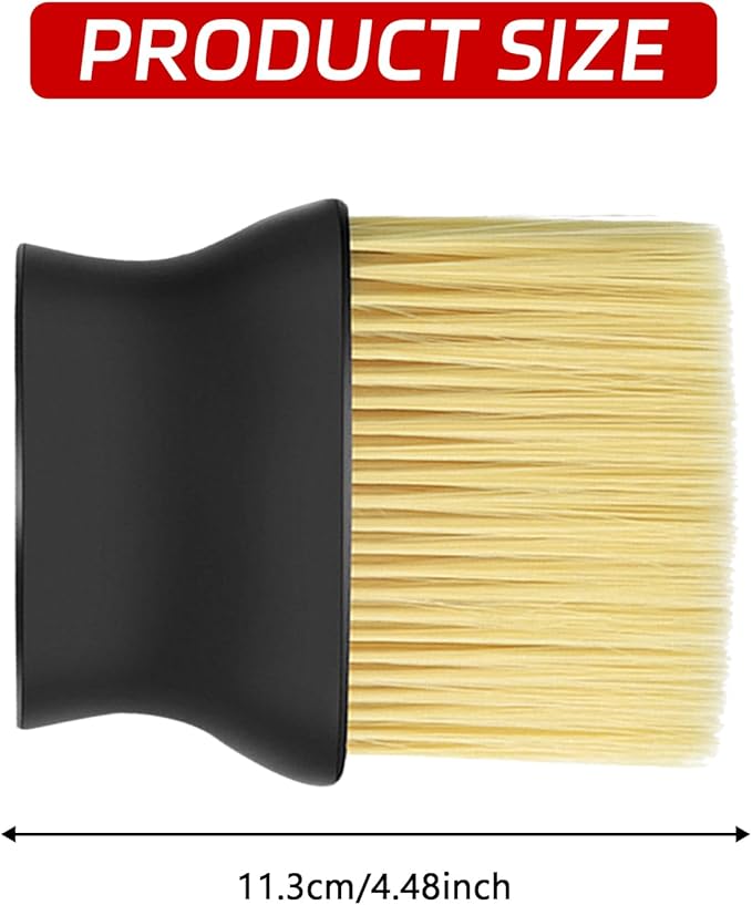 Automotive Interior Dusting Brush, Car Interior Cleaning Brush, Car Detailing Brush, Ultra-Soft Bristles Duster Brush for Car Interior, Dashboard, Leather, Baseball Umpire Gear Brush (Yellow)