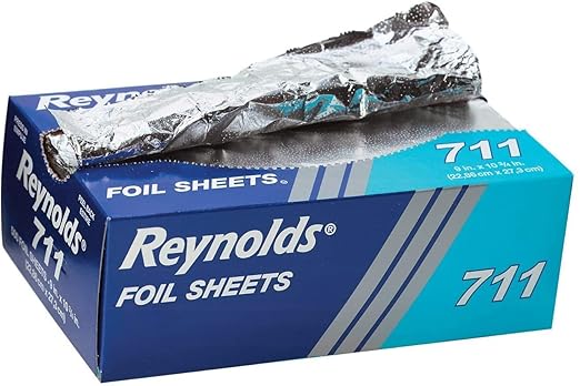 Reynolds Pop-Up Interfolded Aluminum Foil Sheets in Silver, 500/Box