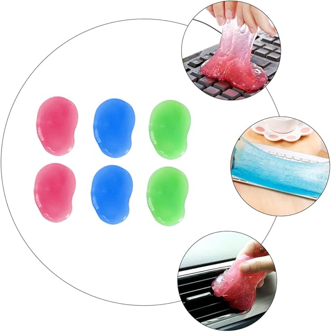 ARTIBETTER Keyboard Cleaning Gel for 20 PCS Dust Remover Desktops Electronics Detailing Gel Random Color