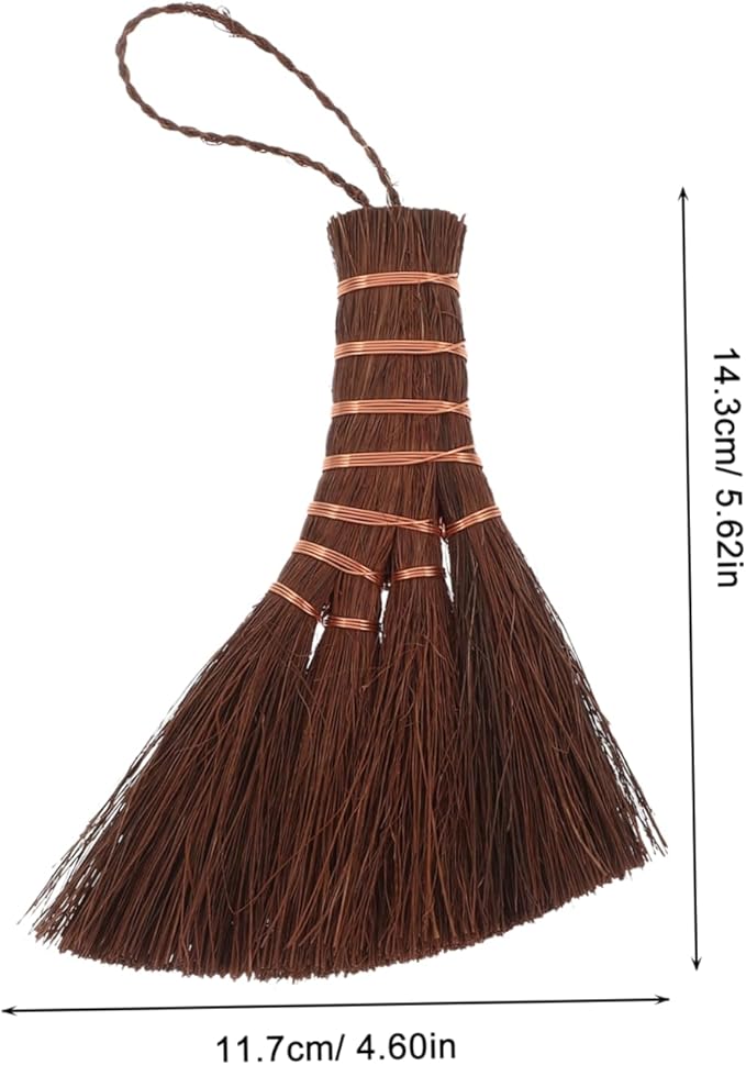 Cabilock Mini Hand Broom for Desk and Carpet Sweeper Short Broom Electric Cleaning Brush for Floor and Shower