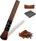 JEPELUS Coffee Grinder Brush, Barista Tools Wooden Espresso Machine Cleaner Brush, Coffee Cleaning Tool Pot Portafilter Milk Frother Dusting Accessories Home Kitchen Bar Gadgets