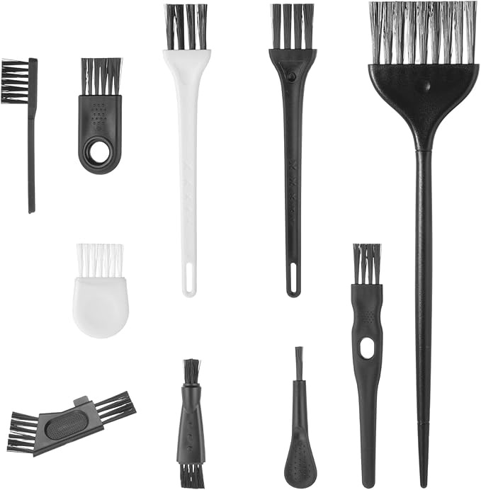 10PCS Cleaning Brush for Household Electric Appliance, Small Cleaning Brush Electric Shaver Clean Brushes Razor Cleaner Brushes Multifunctional Clean Set for Computer Keyboard Car Mixer Cleaner