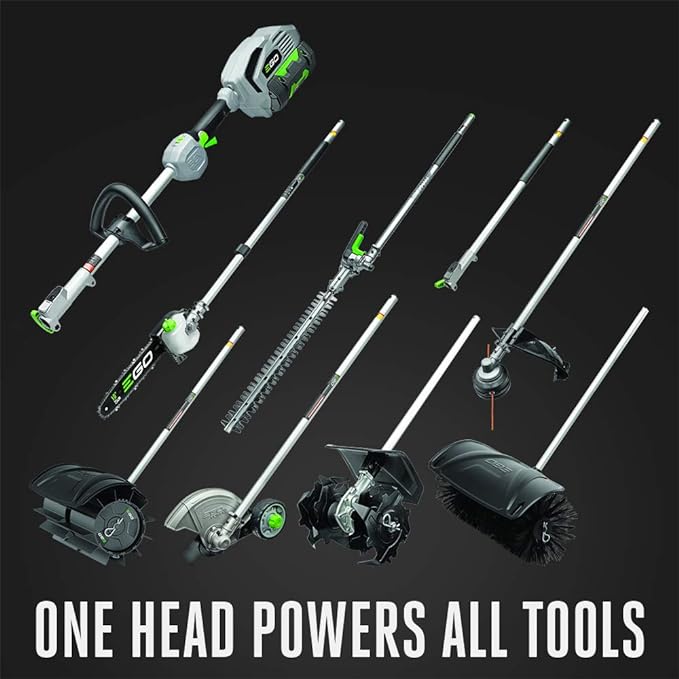 EGO MST1501 Multi-Head Combo Kit: 15" String Trimmer & Power Head With 5.0 Ah Battery and Standard Charger